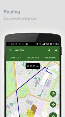 Warsaw android App screenshot 1